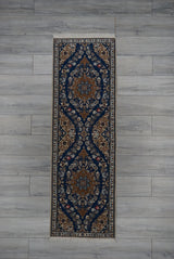 Persian Nain Hand Knotted Wool &Silk 2x6