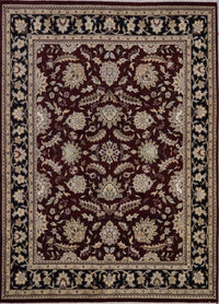 India Jaipur Hand Knotted Wool 8X10