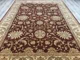 India Kashan Hand Knotted Wool 9x12