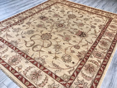 Pakistan Ziegler Hand Knotted Wool 8x10