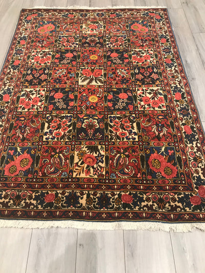 Persian Baktiari Hand Knotted Wool 4x6