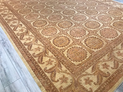 Pakistan Ziegler Hand Knotted Wool 10x14