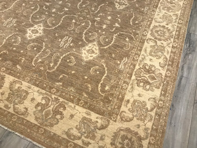 Pakistan Ziegler Hand Knotted Wool 9x12
