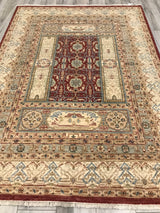 India Mamluk Hand Knotted Wool 5x7