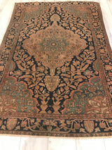 Persian Antique Sarouq Frahan Hand Knotted Wool