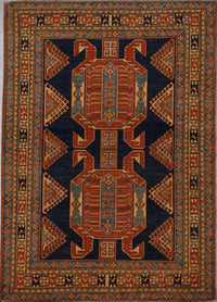 Pakistan Kazak Shirwan Hand Knotted Wool 5x7