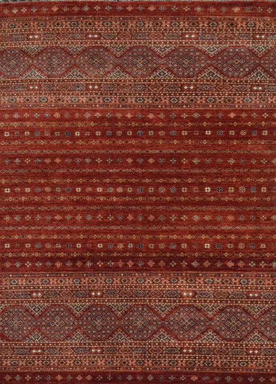 Pakistan Korjeen Hand Knotted Wool 6x8