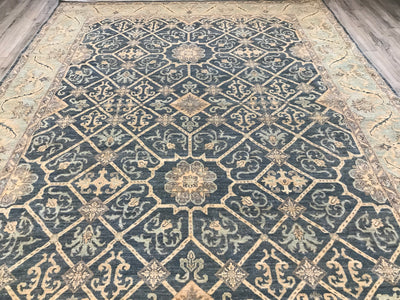 Pakistan Ziegler Hand Knotted Wool 9x12