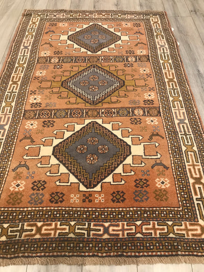 Persian old Gochan Hand Knotted Wool 4x6