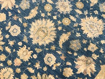 India Ziegler Hand Knotted Wool 9x12