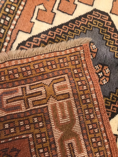 Persian old Gochan Hand Knotted Wool 4x6