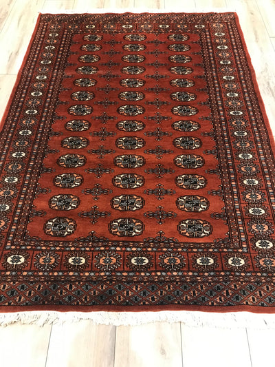 Pakistan Bokara Hand Knotted Wool 4x6