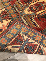 Pakistan Kazak Hand Knotted Wool 8x11