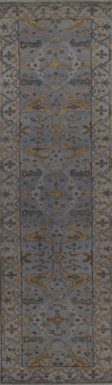 India Oushak Hand Knotted Wool 3X10