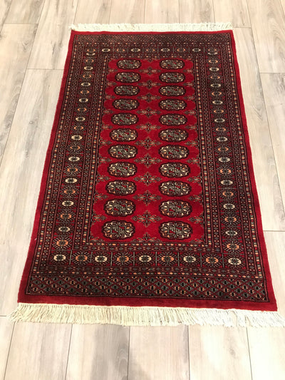 Pakistan Bokhara Hand Knotted Wool 3x5