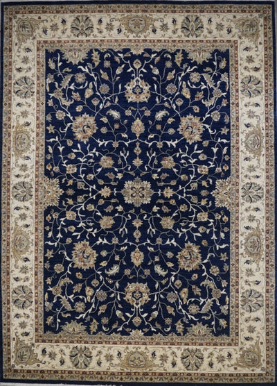 India Ziegler Hand Knotted Wool 10x14