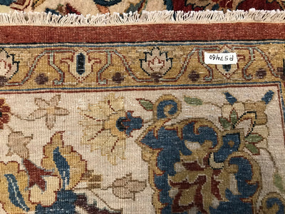 India Tabriz Hajijalili Hand Knotted Wool 10x14