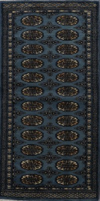 Pakistan Bokhara Hand Knotted Wool 2x6