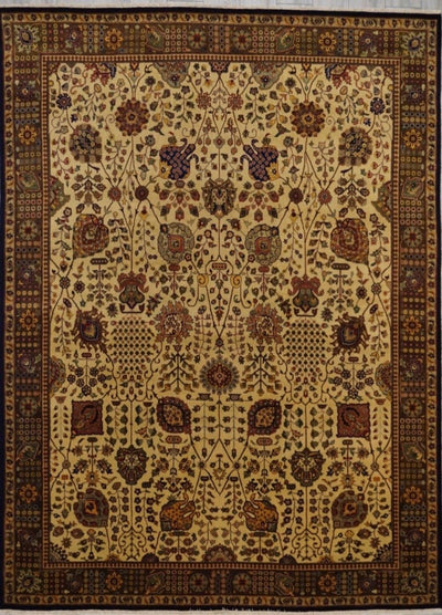 India Sultanabad Hand Knotted Wool 8X10