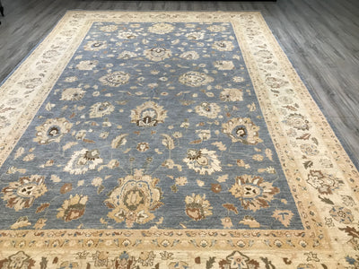 Pakistan Ziegler Hand Knotted Wool 10x14