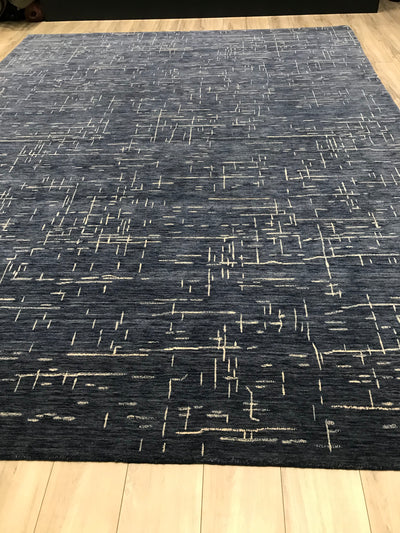 India Contemporary  Hand Loom Wool 9x12