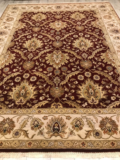 India Jaipur Dimora Hand Knotted Wool 8x10