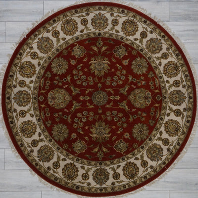 India Ziegler Hand Knotted Wool 6x6