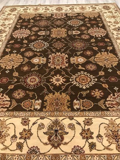 India Luxor Hand Knotted Wool 8x10