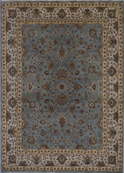 India Jaipur Luxor Hand Knotted Wool 8x10