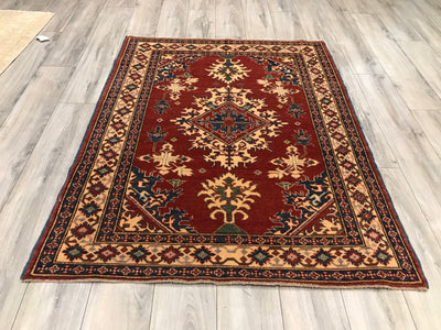 Pakistan Kazak Hand Knotted wool 4x6