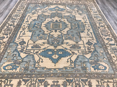 Pakistan Ziegler Heriz Hand Knotted Wool 8x10