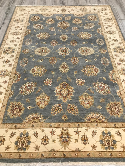 India Ziegler Hand Knotted Wool 5x8