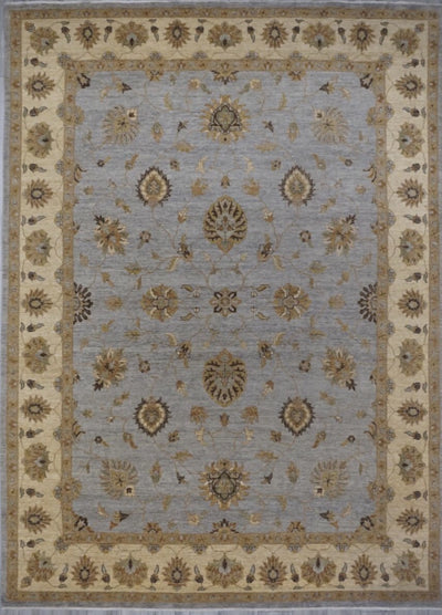 India Ziegler Hand Knotted Wool 9x12