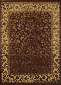 India Infinity Hand Knotted Wool & silk 8x10