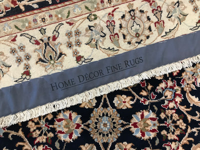 India Nain Hand Knotted Wool & silk 5x7