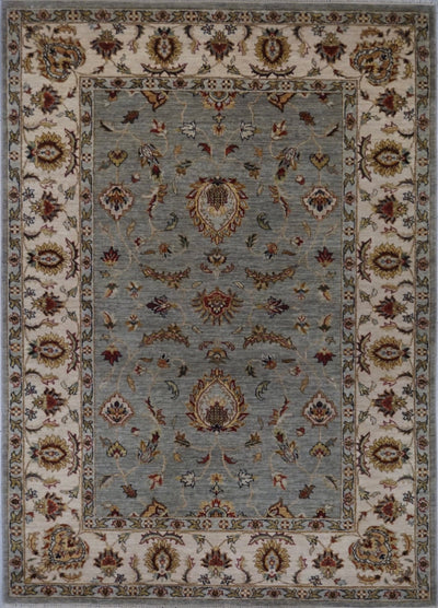 India Ziegler Hand Knotted Wool 5x8