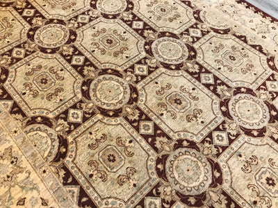 Pakistan Ziegler Hand Knotted Wool 8x12
