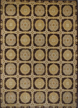 Pakistan Ziegler Hand Knotted Wool 9x12