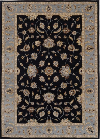 India Ziegler Hand Knotted Wool 6x8