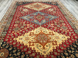 India Shiraz Hand Knotted wool 9x12