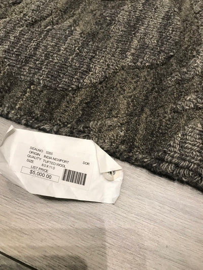 India Newport Hand Tufted Wool 8x11