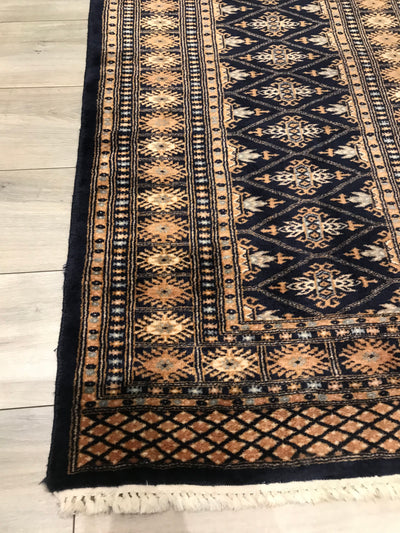 Pakistan Bokhara Hand Knotted Wool 3x14