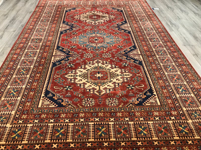 Pakistan Shirwan Kazak Hand Knotted Wool 8x11