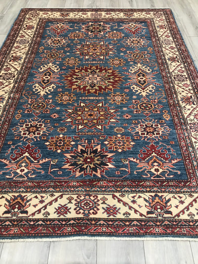 Pakistan Kazak Shirwan Hand Knotted Wool 6x8