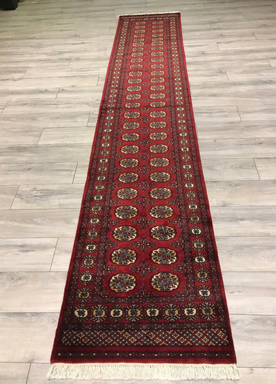 Pakistan Bokara Hand Knotted wool 3x13