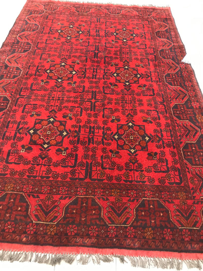 Afghanistan Kahlmohammadi Hand Knotted Wool 4x6