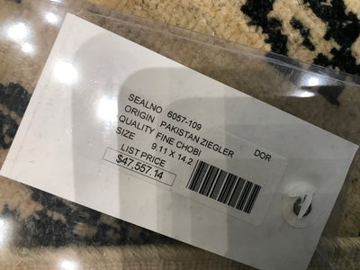 Pakistan Ziegler Hand Knotted Wool 10x14