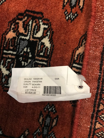 Pakistan Bokara Hand Knotted Wool 4x6