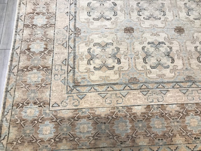 Pakistan Ziegler Kotan Hand Knotted Wool 9x12