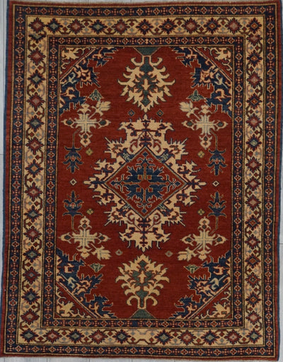 Pakistan Kazak Hand Knotted wool 4x6